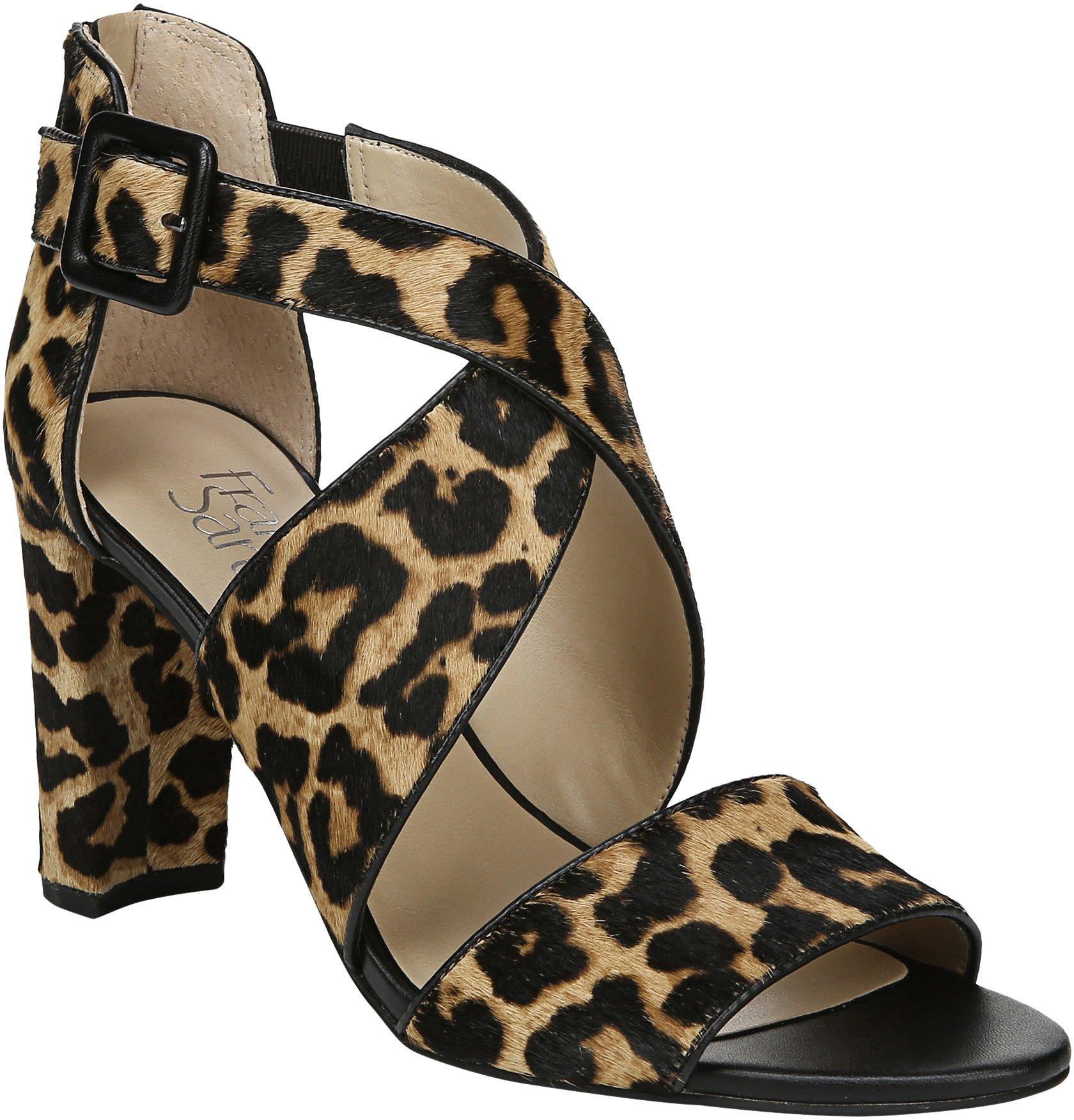 franco sarto animal print sandals