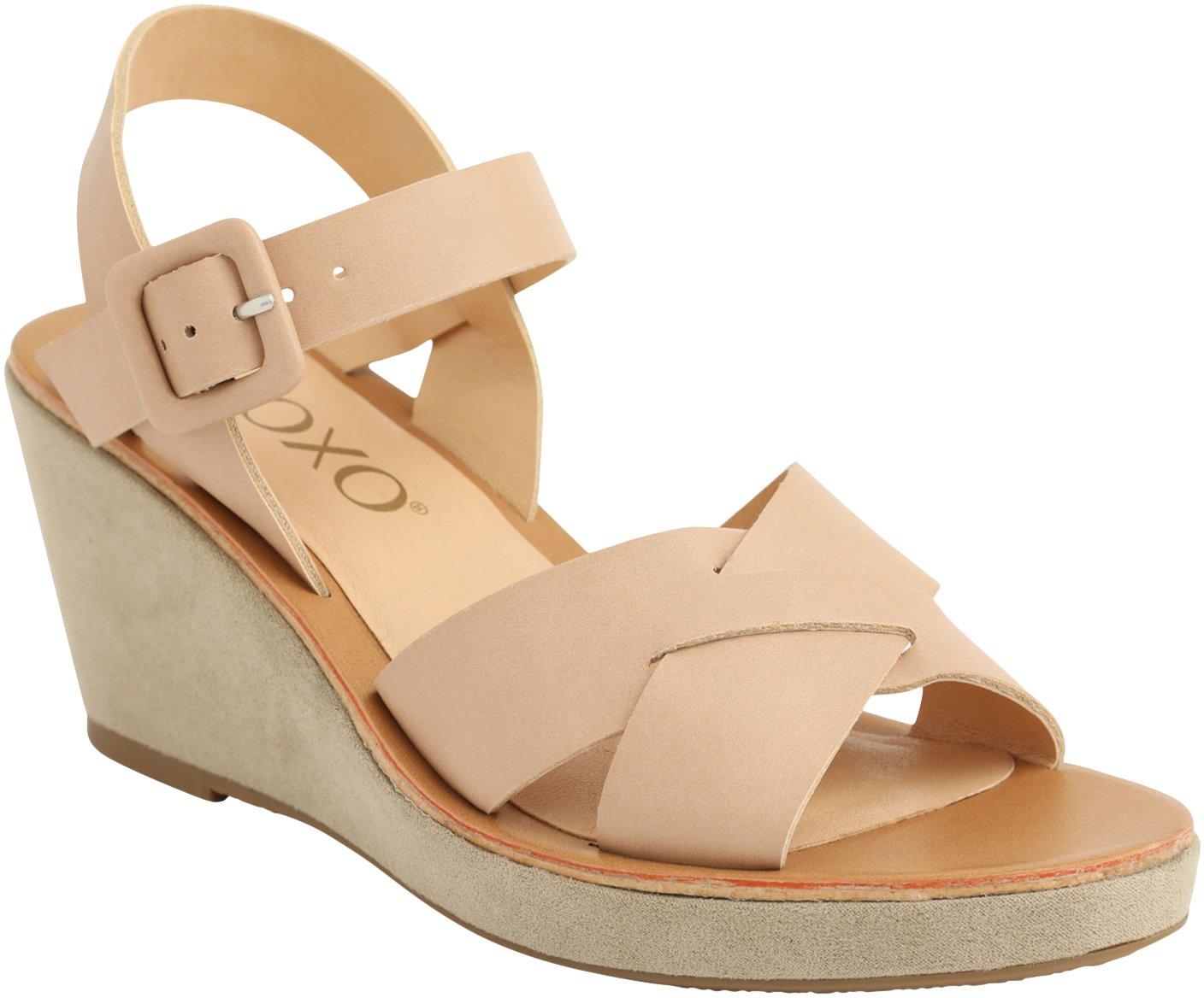 XOXO Womens Vice Wedge Sandals