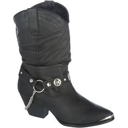 Dingo Womens Olivia Slouch Cowboy Boots