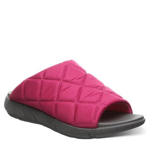 BEARPAW Womens Audrey Quilted Nylon Slides