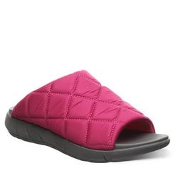 Womens Audrey Quilted Nylon Slides