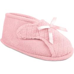 Womens Quilted Adjustable Bootie Slippers