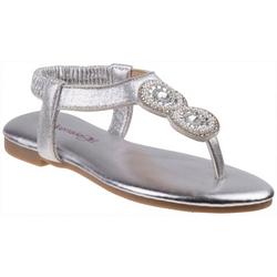 Girls Pearl & Jewel Thong Sandals