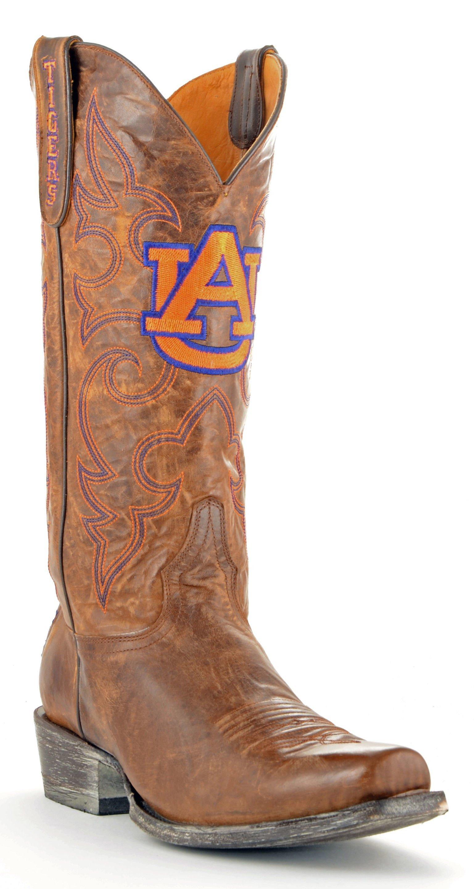 auburn cowboy boots