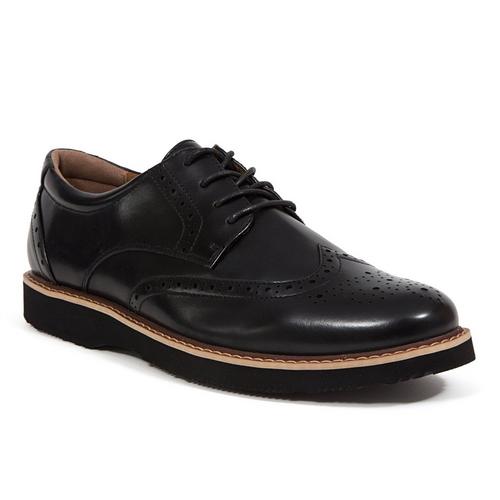 Deer Stags Mens Walkmaster Wingtip oxford lace-up Shoes