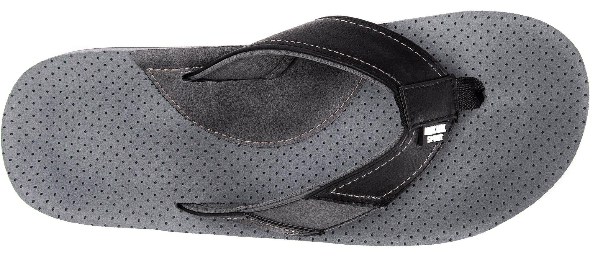 muk luks men's mason flip flops