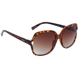 Levi's Womens Tortoiseshell Bold Square Tinted Sunglasses