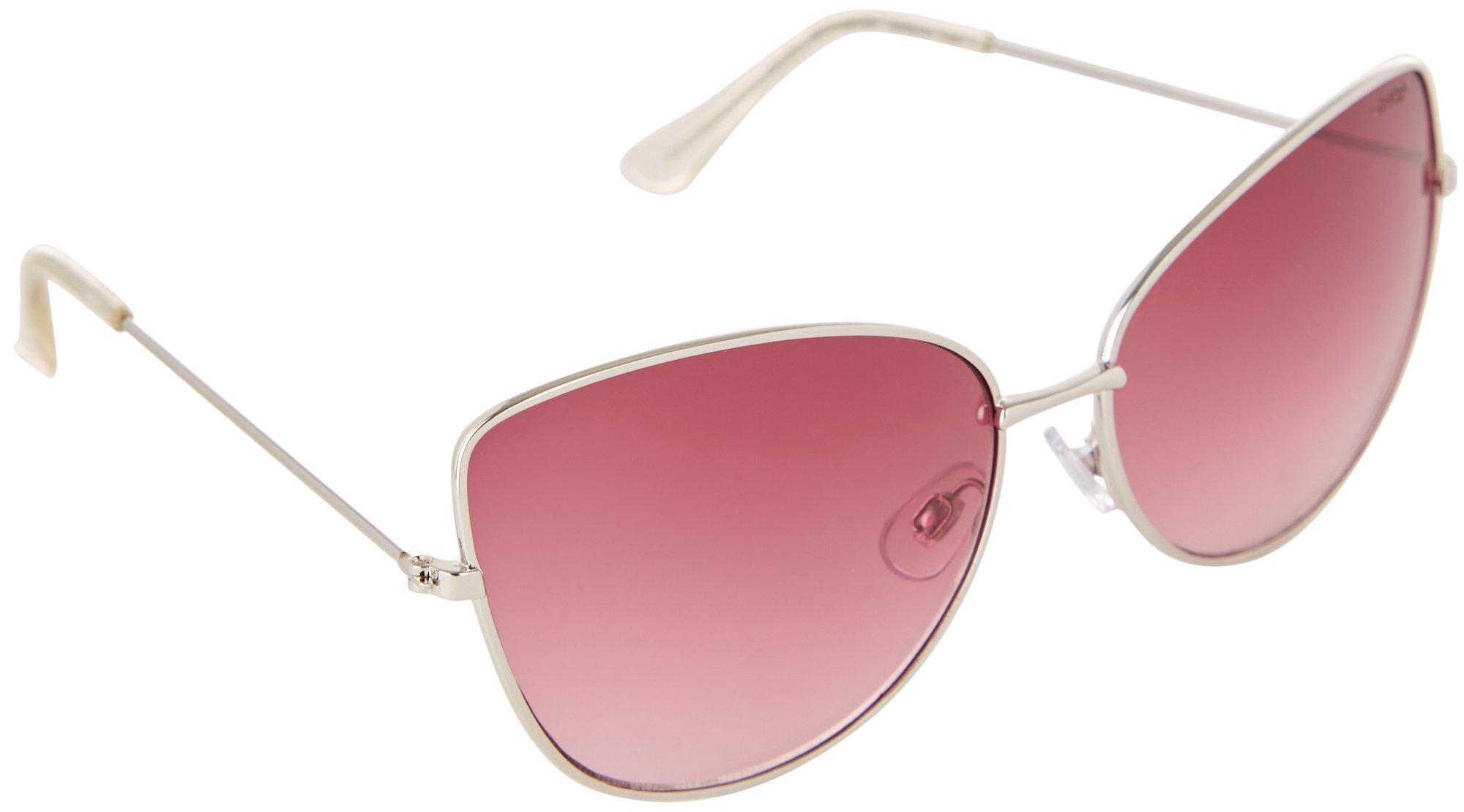 Womens Tinted Cateye Sunglasses