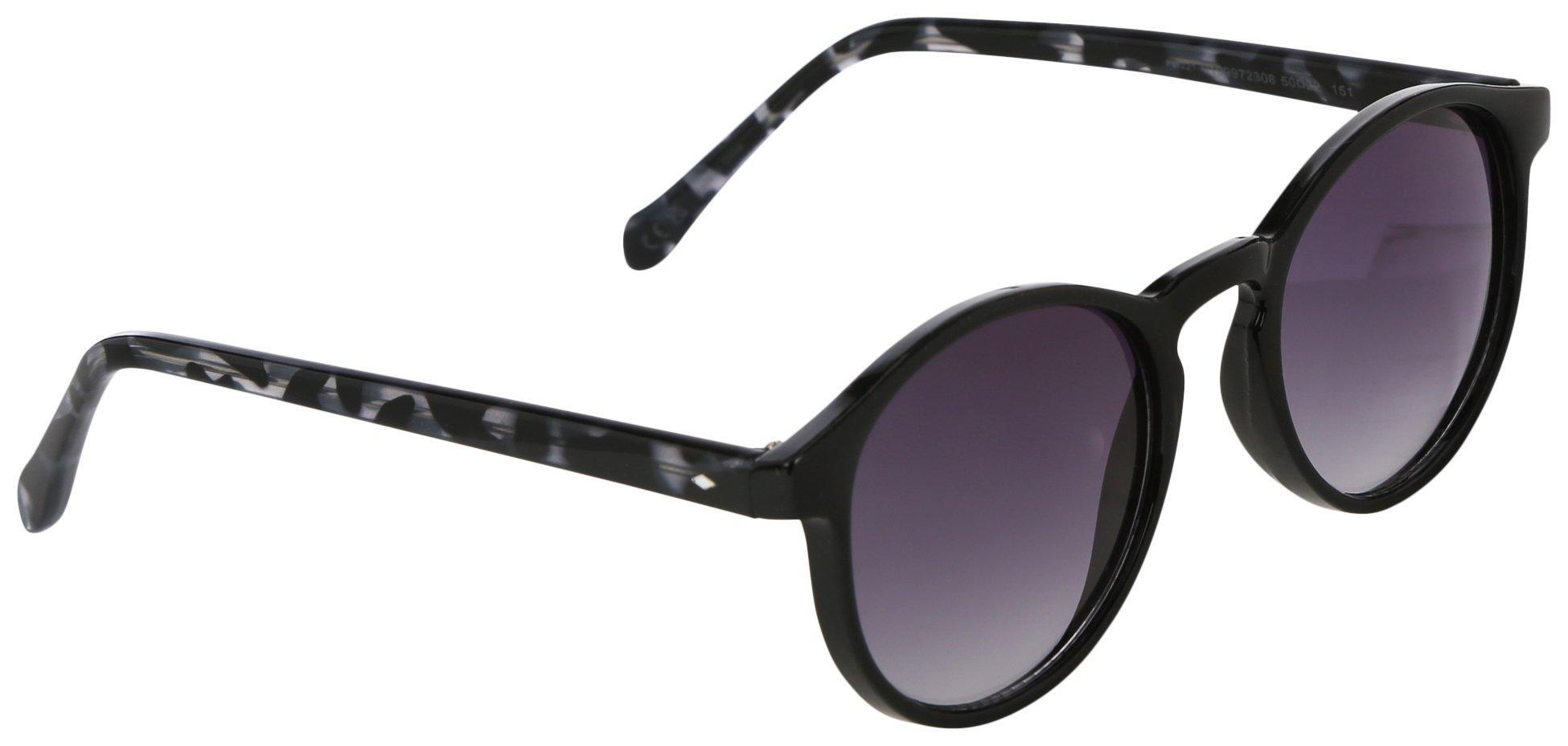 Womens Round Tinted Sunglasses