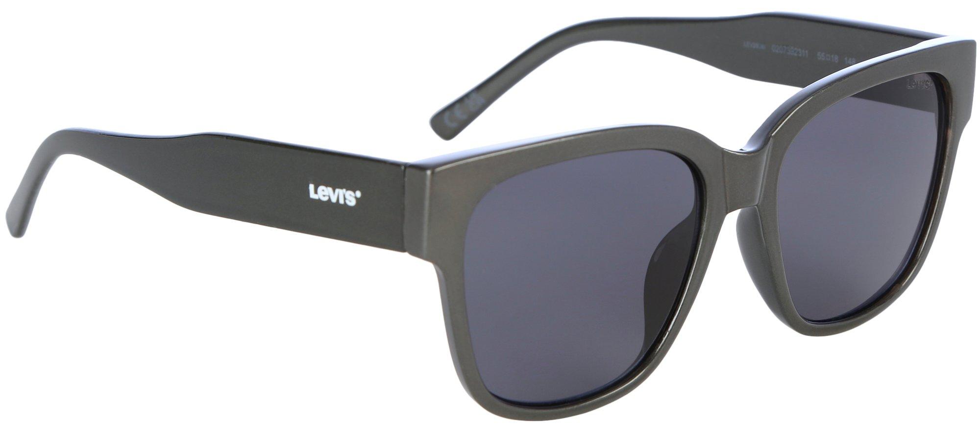 Levi's Womens Solid Square Tinted Sunglasses