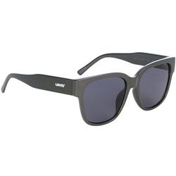 Womens Solid Square Tinted Sunglasses