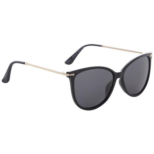 Panama Jack Womens Cateye Solid Sunglasses