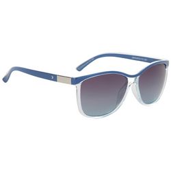 Reel Legends Womens Wayfarer Solid & Transparent Sunglasses