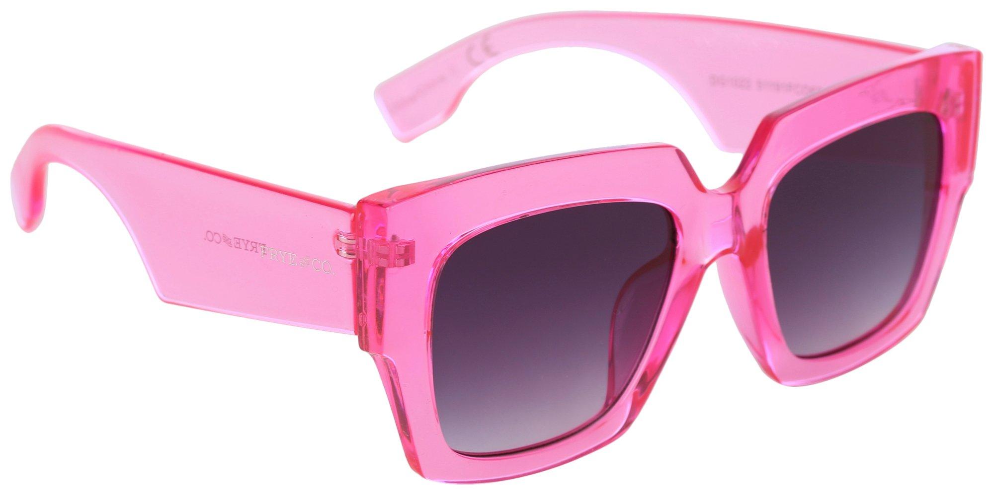 Womens Translucent Frame Sunglasses
