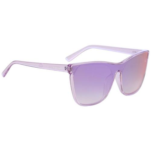 FRYE & CO Womens Reflective Translucent Frame Sunglasses
