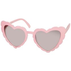 Betsey Johnson Womens Heart-Shaped Sunglasses