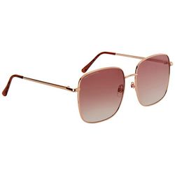 French Connection Womens Square Rimless Sunglasses