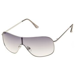 Nine West Womens Silver Aviator Sunglasses