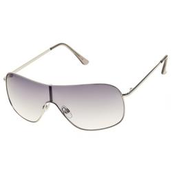 Womens Silver Aviator Sunglasses