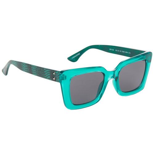 Betsey Johnson Womens Translucent Frame Cateye Sunglasses