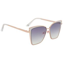 Womens Glitter Cateye Sunglasses