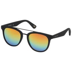 Womens Wayfarer Rainbow Lens Polarized Sunglasses