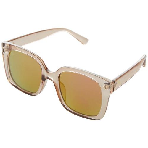 C&C California Womens Translucent Square Frame Sunglasses