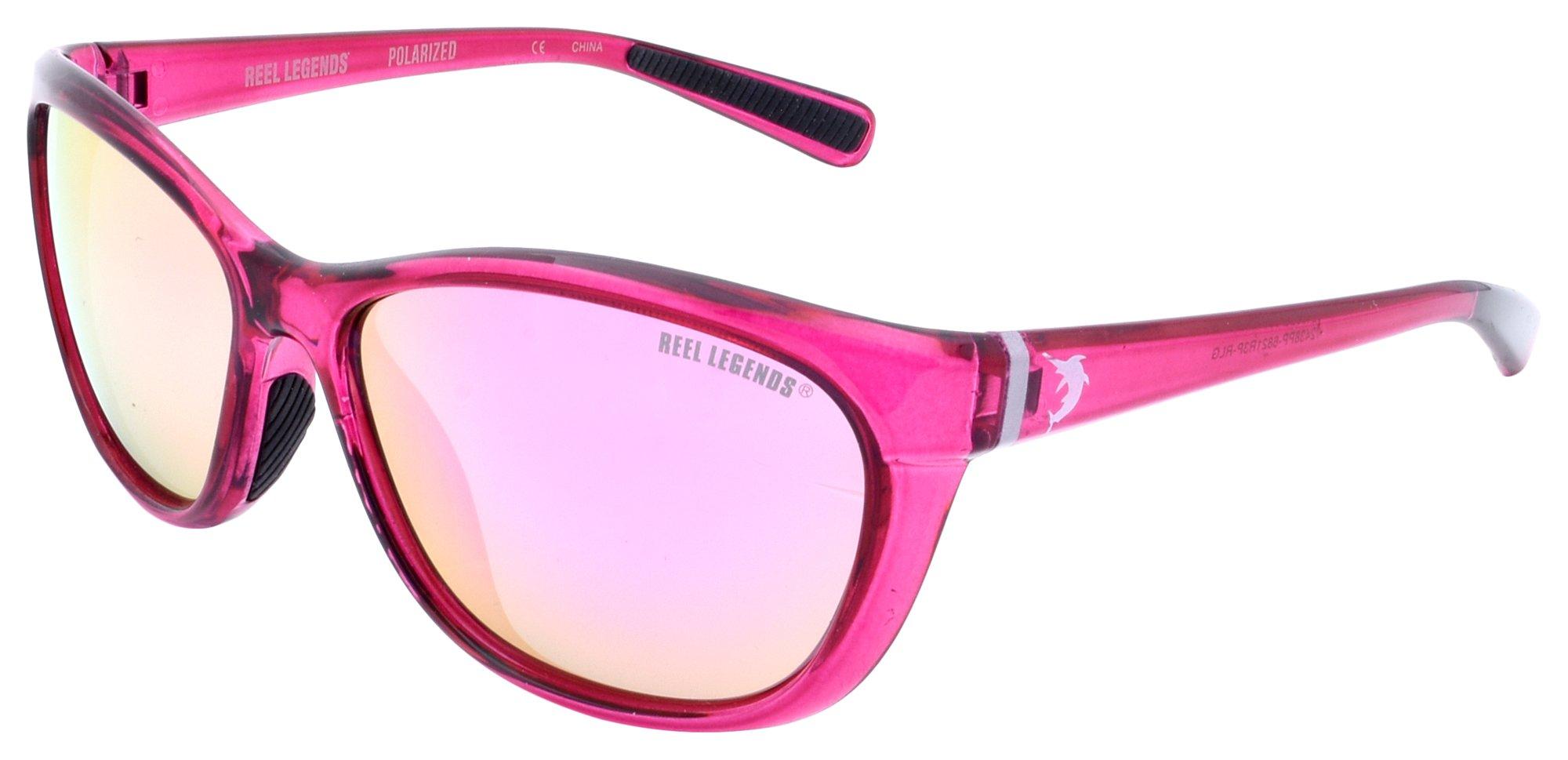 Womens Rectangle Polarized Sunglasses