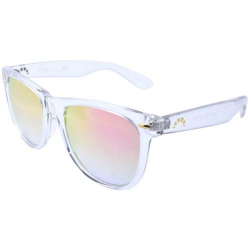 C&C California Womens Crystal Rainbow Wayfayer Sunglasses