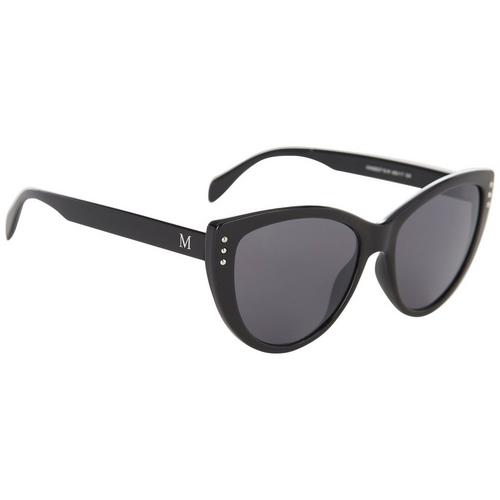 Martha Stewart Womens Studded Cateye Sunglasses
