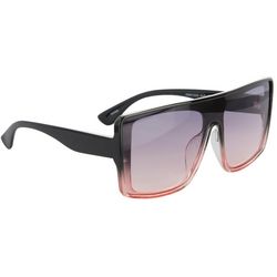 XOXO Womens Single Lens Ombre Frame Sunglasses