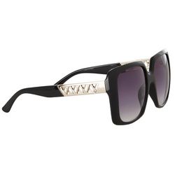 XOXO Womens Square Frame Cutout Stems Sunglasses