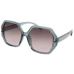 XOXO Womens Geometric Translucent Sunglasses
