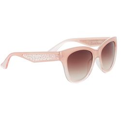 XOXO Womens Translucent Cateye Glitter Stem Sunglasses