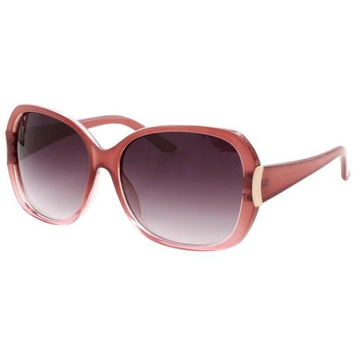 Jones New York Womens Blush Square Sunglasses