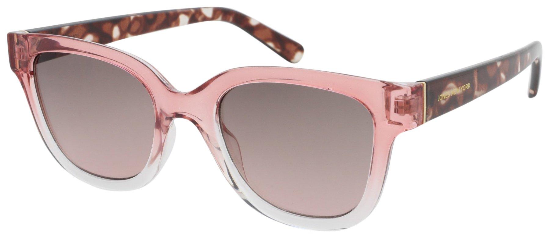 Womens Ombre Wayfarer Square Sunglasses