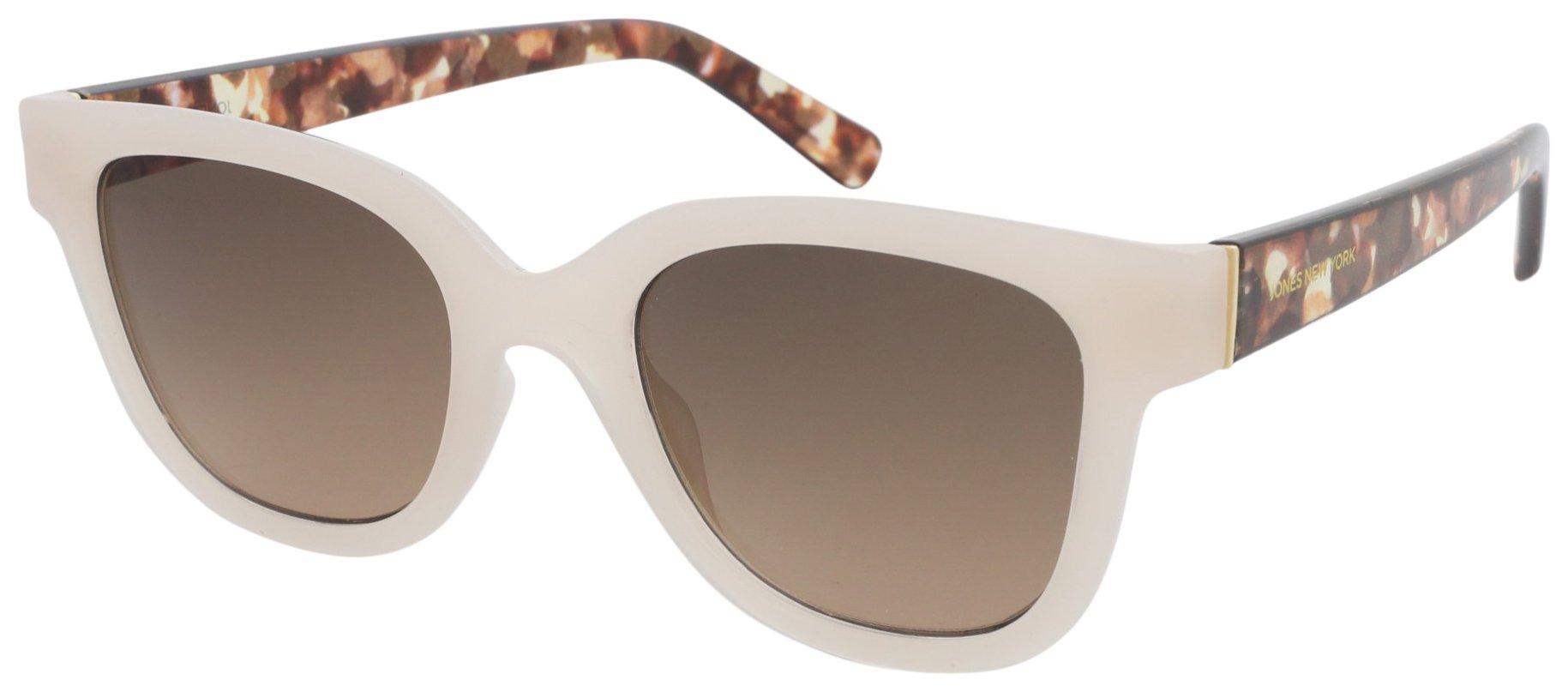Jones New York Womens Square Plastic Sunglasses