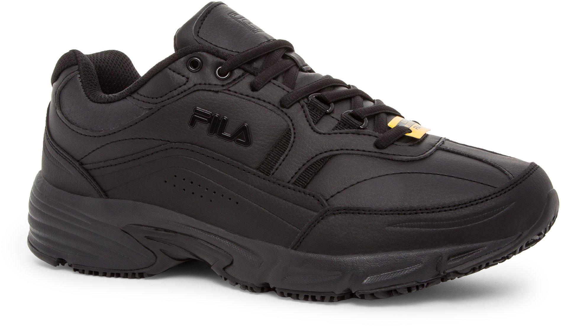 fila mens black shoes