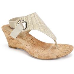 Womens Single Ring Wedge Sandals