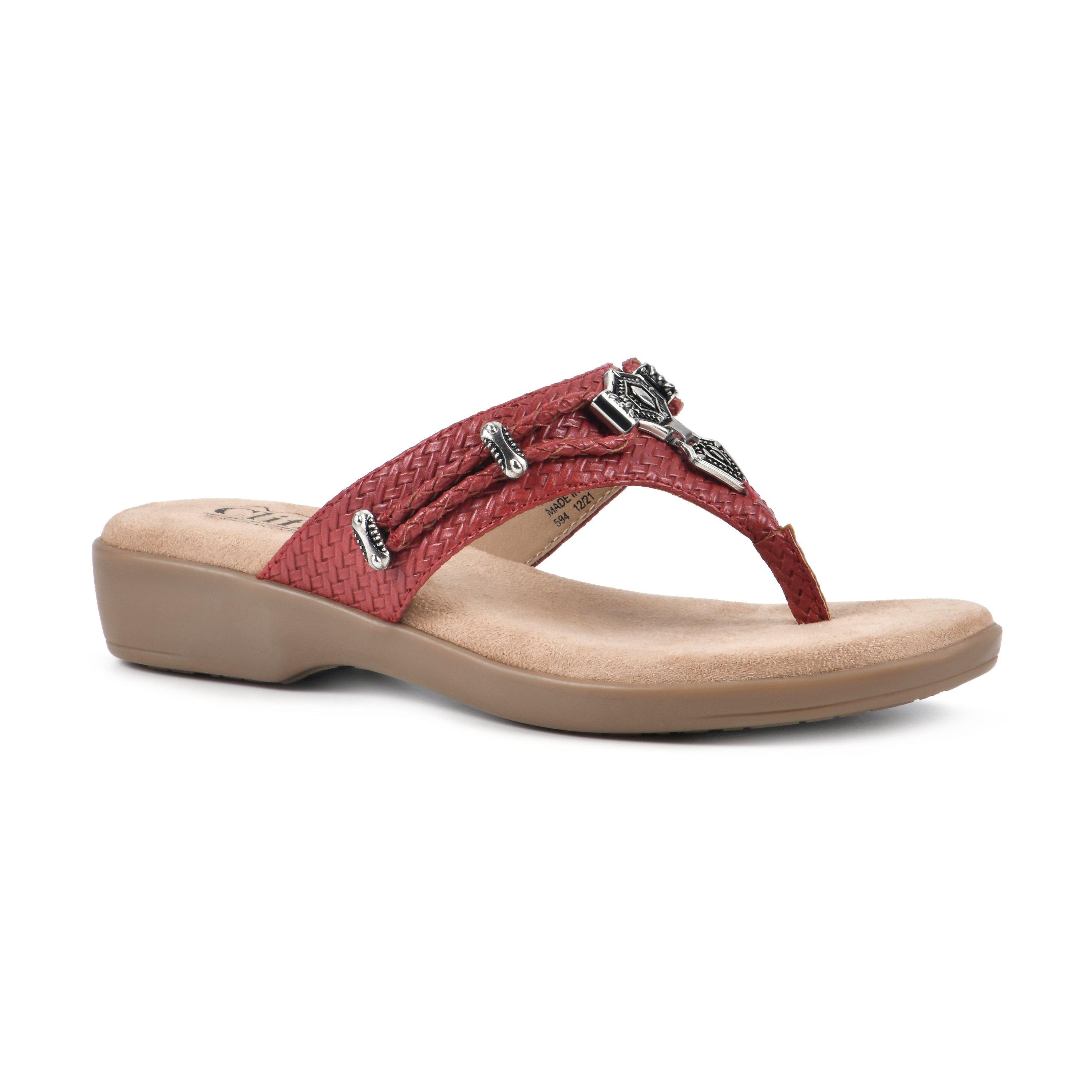 Cliffs by White Mountain Womens Bailee Thong Sandals