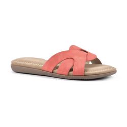 Cliffs by White Mountain Womens Fortunate Slide On Sandals