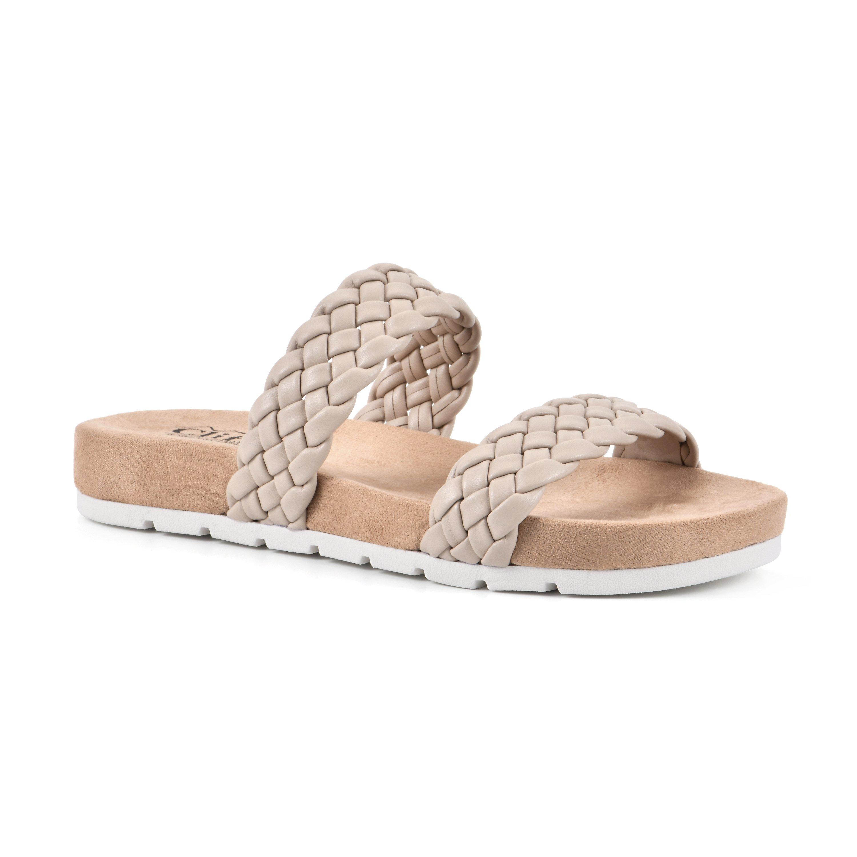 Cliffs by White Mountain Womens Truly Slide Sandals