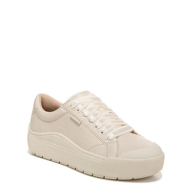 WHITE DR. SCHOLL'S Womens Time Off Sneaker