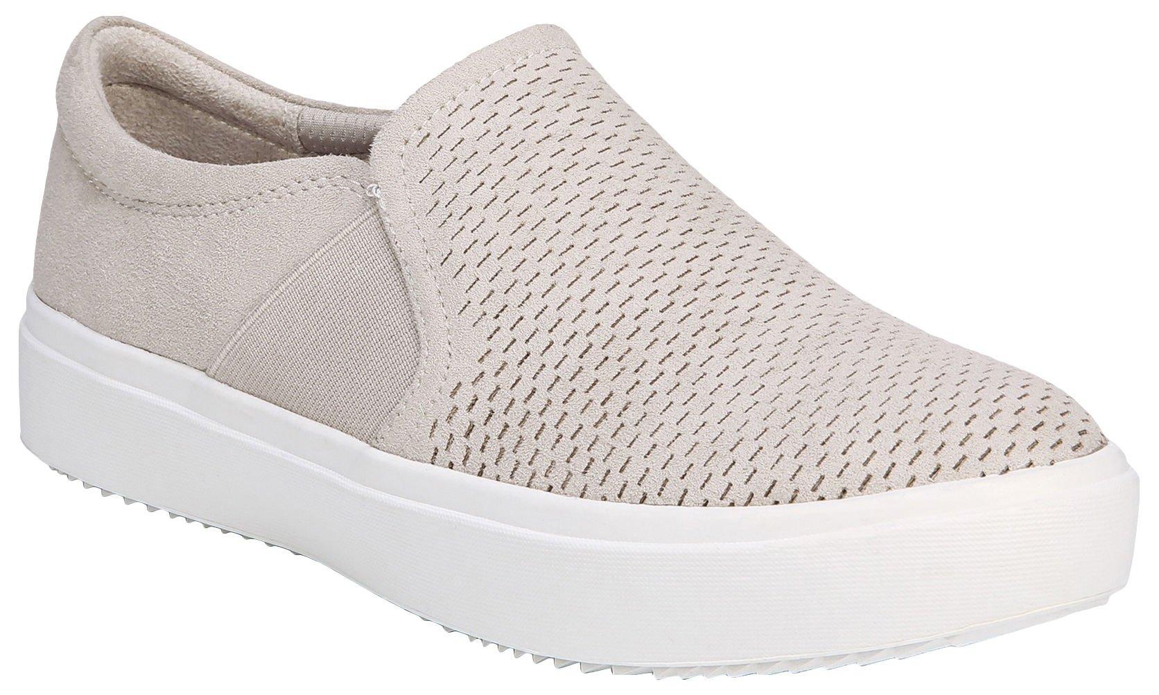 dr scholl's white slip ons