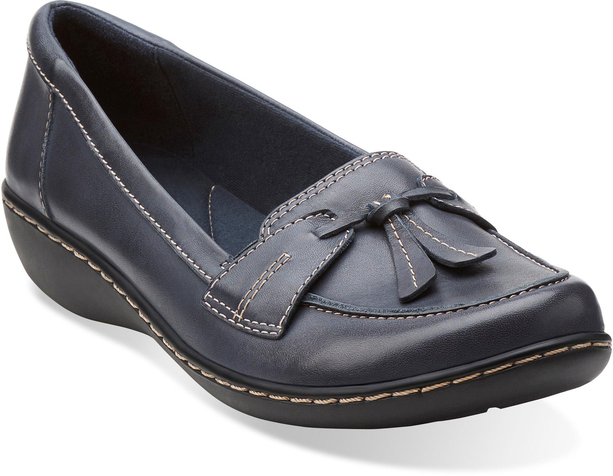 women's clarks ashland bubble slip on loafers