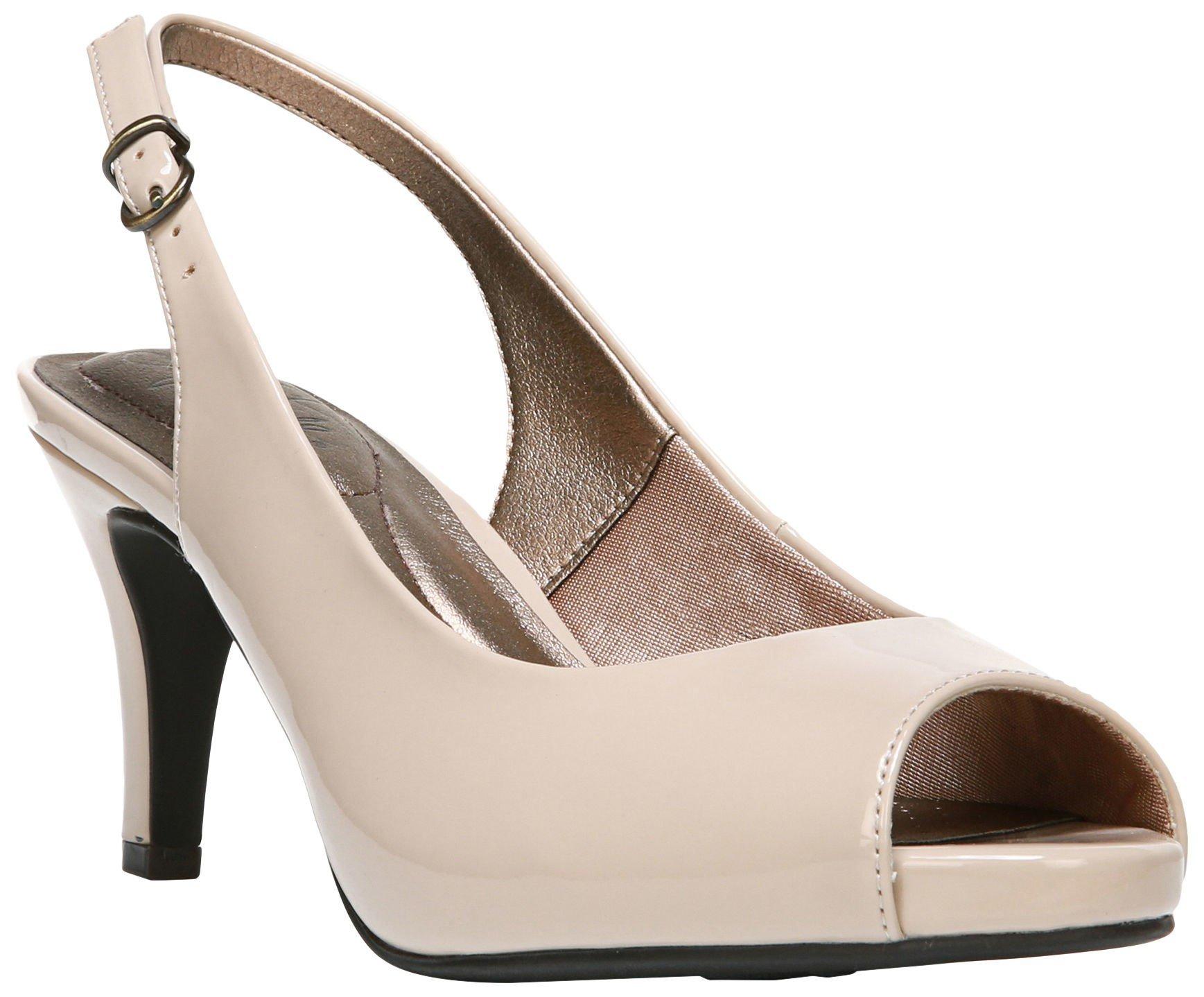 lifestride white heels