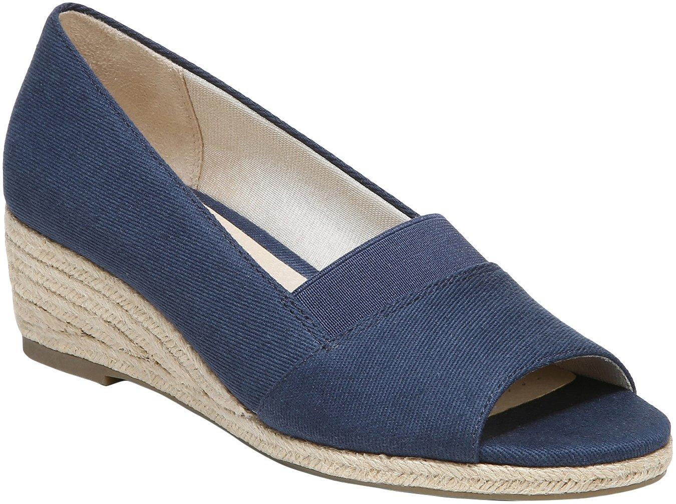 wedge pumps open toe