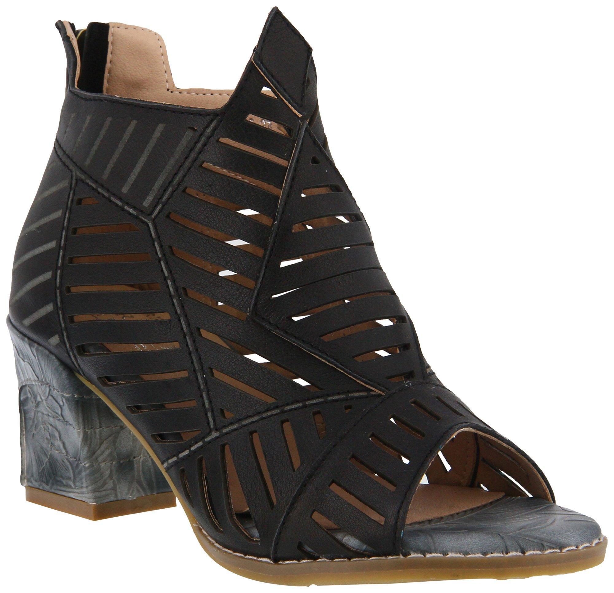 spring step lilou wedge bootie