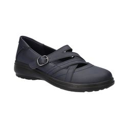 Easy Street Womens Wise ManMade Flats
