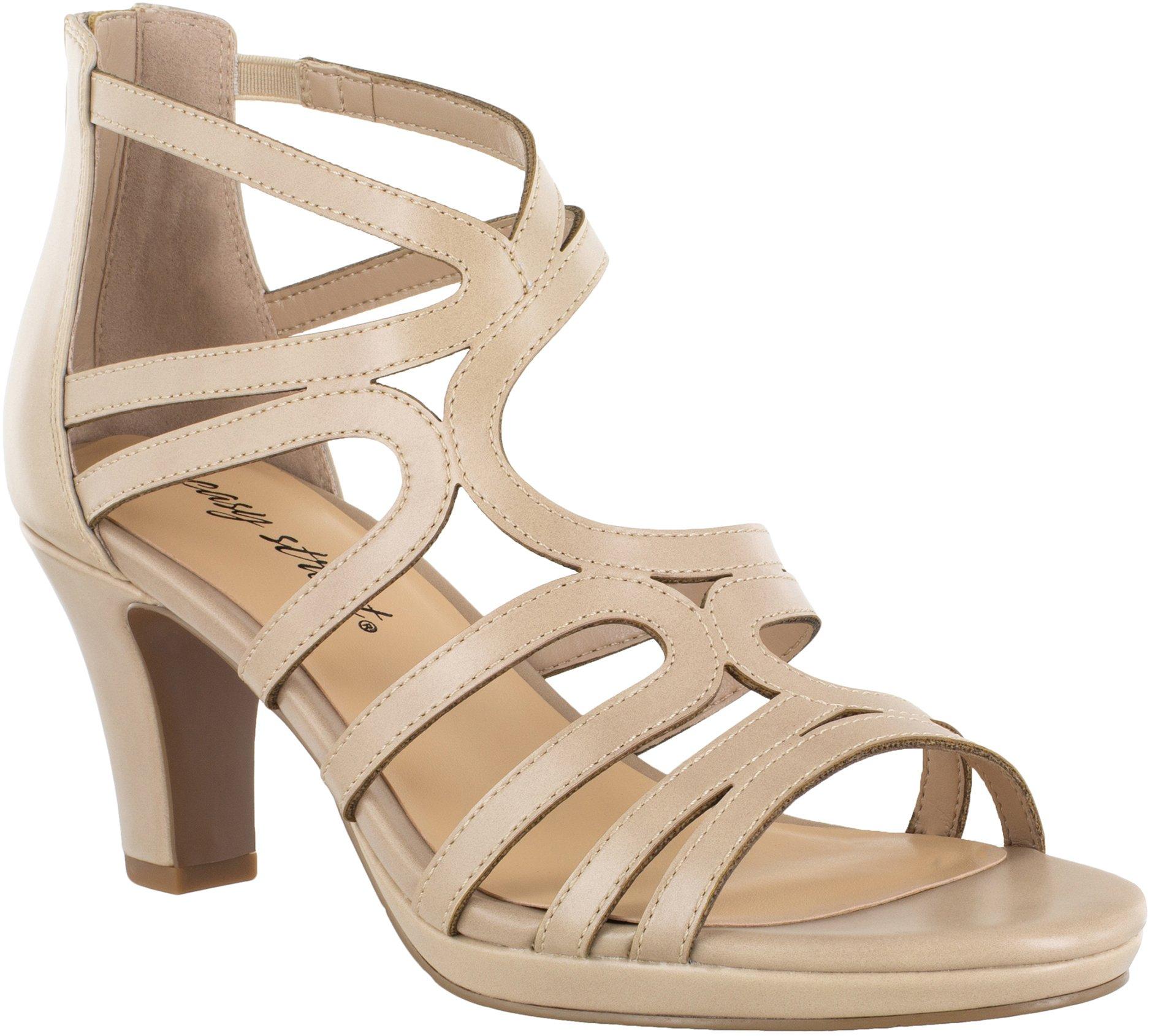 Easy Street Womens Elated Platform Sandals